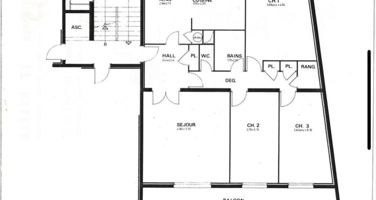 Vente T4 103 m² à Décines-Charpieu 250 000 € - Décines-Charpieu (69150) - 2