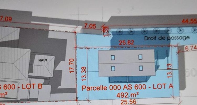 Vente Terrain 1247 m² à Décines-Charpieu 715 000 € - Décines-Charpieu (69150) - 2