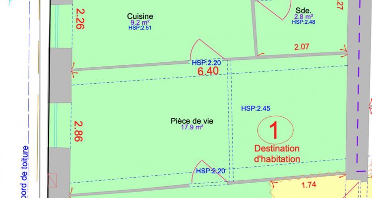 Vente Plateau 41 m² à Montmerle-sur-Saône 80 000 € - Montmerle-sur-Saône (01090) - 5
