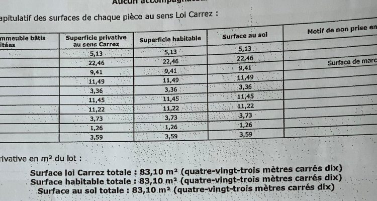 Bien Vendu T4 83 m² à Lyon-3eme-Arrondissement 399 000 € - Lyon-3eme-Arrondissement (69003) - 18