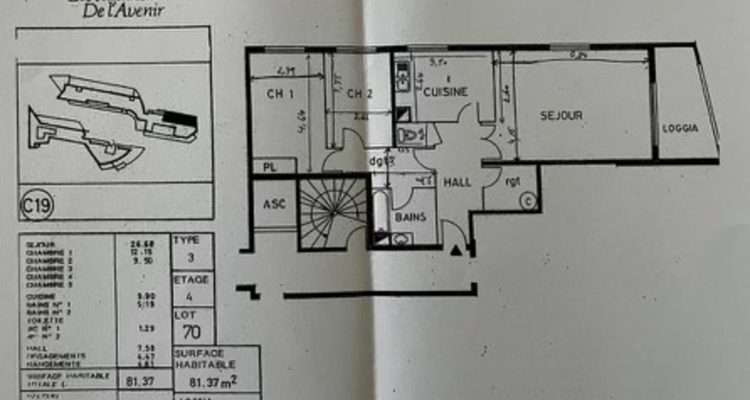 Bien Vendu T3 82 m² à Lyon-3eme-Arrondissement 400 000 € - Lyon-3eme-Arrondissement (69003) - 8